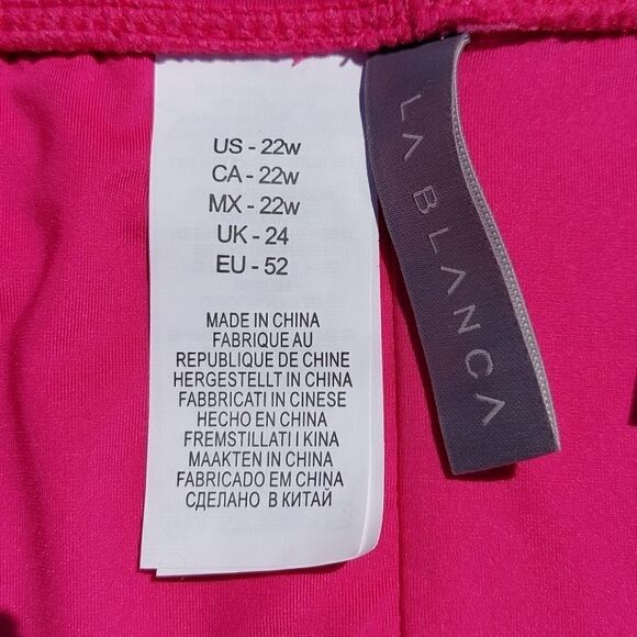 La Blanca Pink Island Goddess High Waist Bottom - Picture 4 of 7